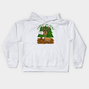 Forest Of Dean Deer Funny Gloucestershire Kids Hoodie